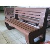 02 a. Massive single coloured L-bench seat with backrest