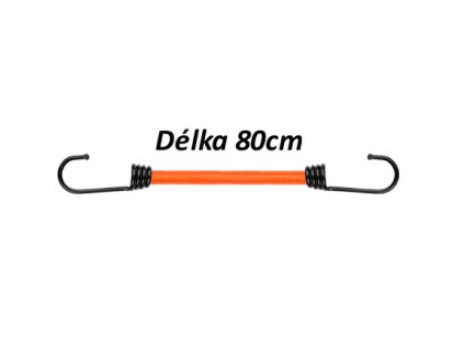 Upínací guma s háčky BUNGEE CORD HOOK (pavouk) 80cm