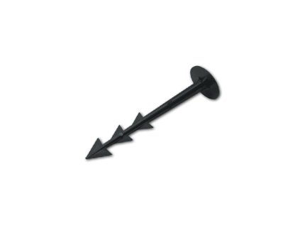 50ks uchycovací ozubený plastový kolík 12 cm