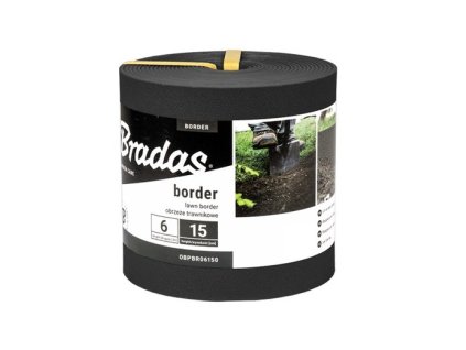 Skryté zahradní plastové obrubníky - 15cm x 6m, různé varianty barev