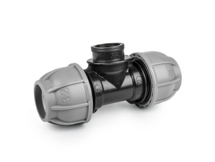 Spoj. konektor T kus pro PE trubky ø32 mm / GW1"