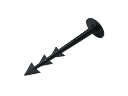 20 kusů uchycovací ozubený plastový kolík 12cm