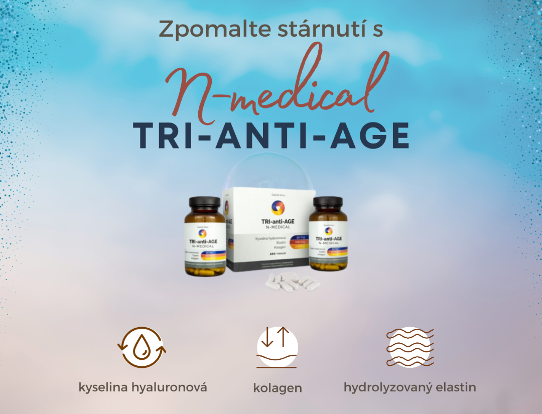 TRI-anti-AGE N-Medical - 3 základní složky v 1 kapsli