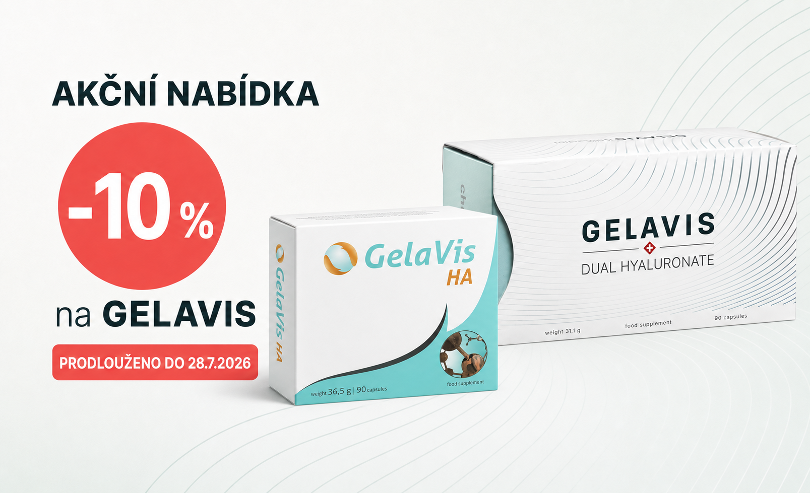 Gelavis mimořádná sleva 10% PRODLOŽENA!