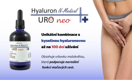 Čistá kyselina hyaluronová na močové cesty  Hyaluron URO Neo