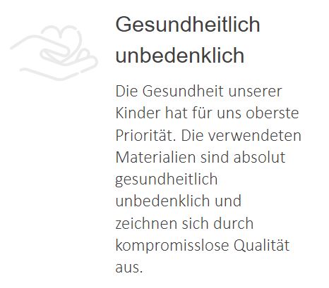 Gesundheitlich unbedenklich