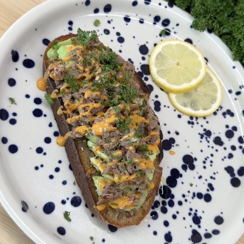 Recept na topinku s tatarákem z tuňáka