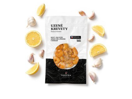 Krevety Česnek a citron