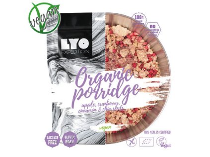 Lyofood Ovesná kaše s jablky, brusinkami, skořicí a chia semínky 70g
