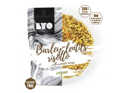 Lyofood Kroupové rizoto s čočkou a avokádem 110g velká porce