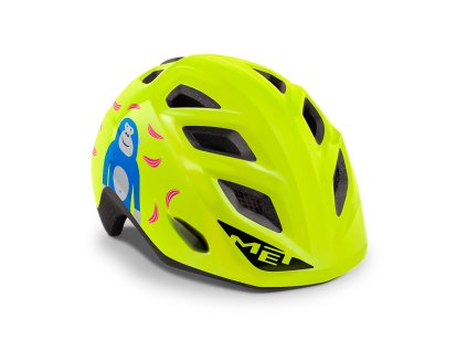 Dětská cyklistická helma MET Elfo opice/lime zelená 2021