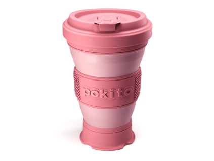 Skládací šálek Pokito 3v1 475ml Blush červená