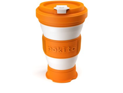 Skládací šálek Pokito 3v1 475ml dýňová oranžová