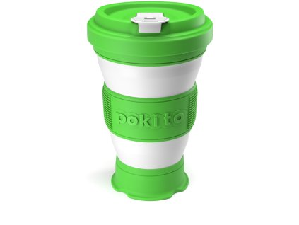 Skládací šálek Pokito 3v1 475ml limetová zelená
