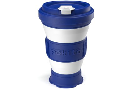 Skládací šálek Pokito 3v1 475ml borůvková modrá