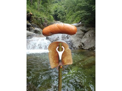 Grilovací dvojzubec Swiss Advance Neptun 21g stříbrná