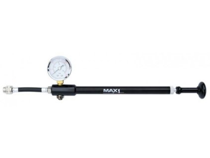 Hustilka MAX1 Shock s manometrem černá