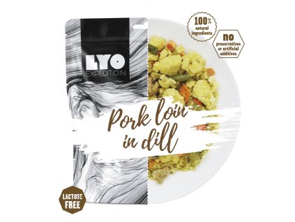 Lyofood Vepřové s koprovou omáčkou a bramborem 104g velká porce