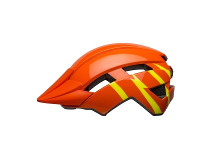 Juniorská cyklistická helma BELL Sidetrack II Youth orange/yellow 2022