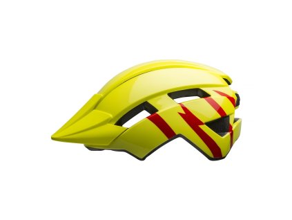 Dětská cyklistická helma BELL Sidetrack II Child hi-viz/red 2022