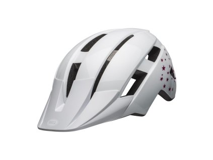 Dětská cyklistická přilba BELL Sidetrack II Child White Stars