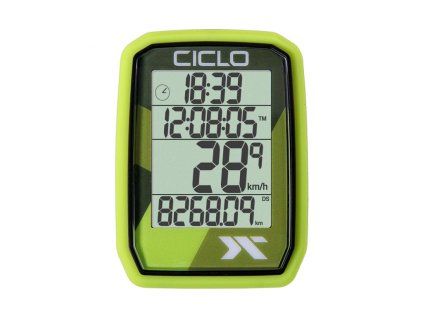 Ciclo sport Tachometr CicloSport Protos 105 drátový zelený zelená