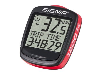 Tachometr Sigma Baseline 1200 wireless - 2015 červená