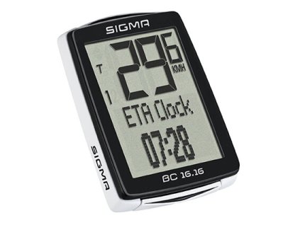Tachometr Sigma 16.16 bílá