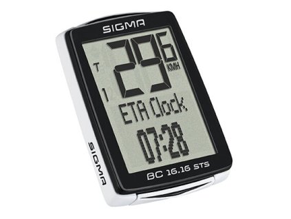 Tachometr Sigma 16.16 STS CAD bílá