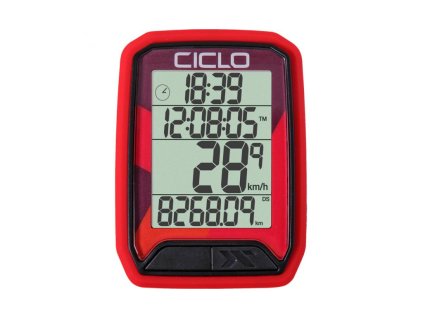 Ciclo sport Tachometr CicloSport Protos 213 bezdrátový červený červená