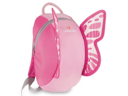 Batoh Littlelife AnimaL Kids Daysack 6L butterfly růžová