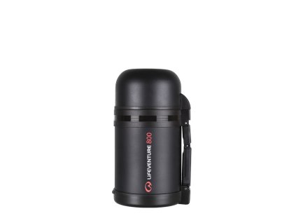 Termoska LIFEVENTURE TiV Widemouth Vacuum Flask 800ml Dark Grey