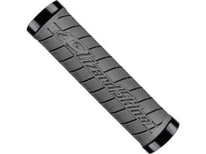 Gripy na kolo Lizard Skins Lock-On Logo Graphite