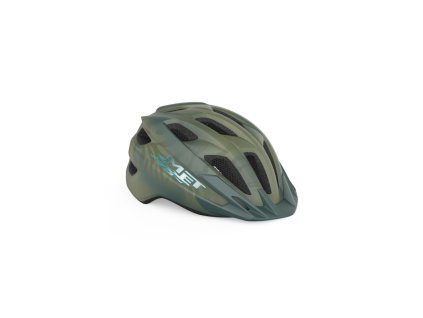 Dětská cyklistická přilba Met Crackerjack zelená 52-57cm 2023