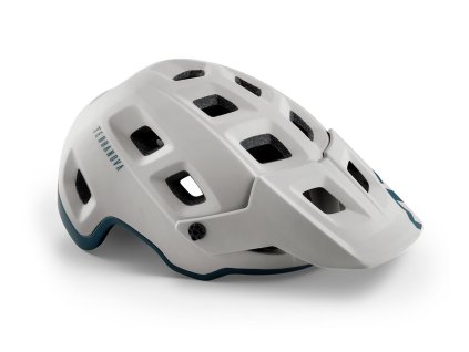 Cyklistická helma MET Terranova šedá/modrá matná S (52-56 cm) 2021