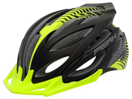 Cyklistická helma Rock Machine Peak černo/zelená S/M černá, zelená 2021