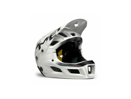 MTB full-face helma MET Parachute MCR MIPS bílá iridescent matná M(56-58) 2021