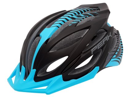 Cyklistická přilba Rock Machine Peak černo/modrá S-M(55-58cm) černá 2021