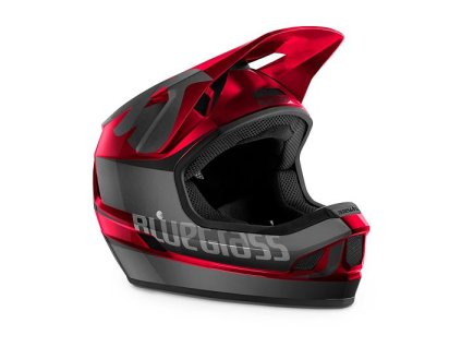 MTB přilba Bluegrass Legit černá/červená metalická M(56/58) 2021
