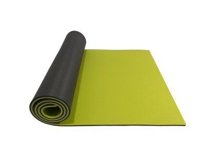 Pěnová karimatka Yate Maxi 12 dvouvrstvá černá/zelená 190 x 70 x 1,2 cm