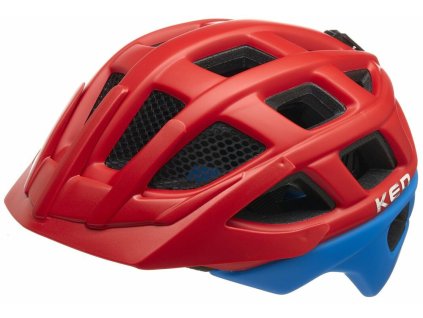 Juniorská cyklistická přilba KED Kailu Fiery red blue matt 49-53cm 2022