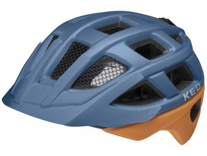 Juniorská cyklistická přilba KED Kailu Deep blue cinnamon matt 53-59cm 2022