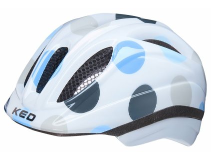 Dětská cyklistická přilba KED Meggy II Trend Dots Deep blue 52-58cm 2022