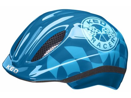 Dětská cyklistická přilba KED Meggy II Trend Racer 52-58cm modrá 2022