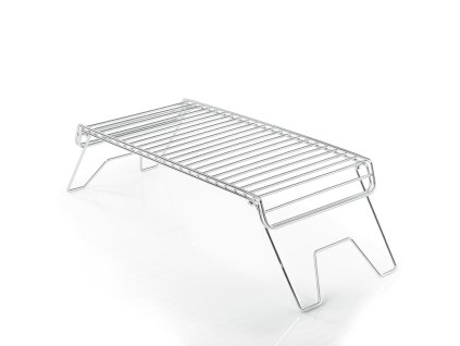 Gril GSI Folding Campfire Grill stříbrná