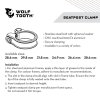 WolfTooth Sedlová objímka Wolf Tooth 31.8mm červená