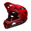 Cyklistická helma BELL Super Air R Spherical mat/glos red/gray M (55-59 cm) 2021