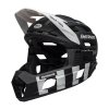 Cyklistická helma BELL Super Air R Spherical mat black/white fasthouse M (55-59 cm) 2021