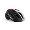 Cyklistická helma MET Idolo černá/bílá/červená matná L/XL (60-64 cm) 2021