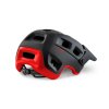 Cyklistická helma MET Terranova černá/červená matná/lesklá M (56-58 cm) 2021